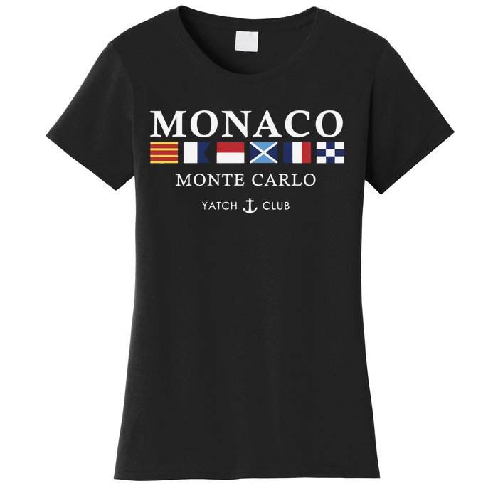 Monaco Monte Carlo Yatch Club Vintage Women's T-Shirt