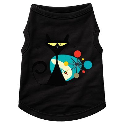 Midcentury Mid Century Cat Retro Atomic Age Space Modern Doggie Tank