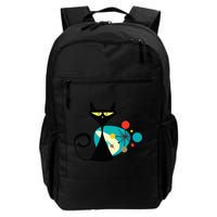 Midcentury Mid Century Cat Retro Atomic Age Space Modern Backpack