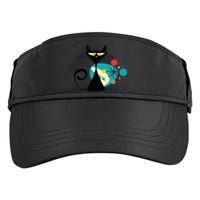 Midcentury Mid Century Cat Retro Atomic Age Space Modern Adult Drive Performance Visor