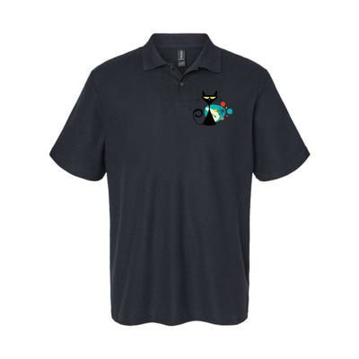 Midcentury Mid Century Cat Retro Atomic Age Space Modern Polo