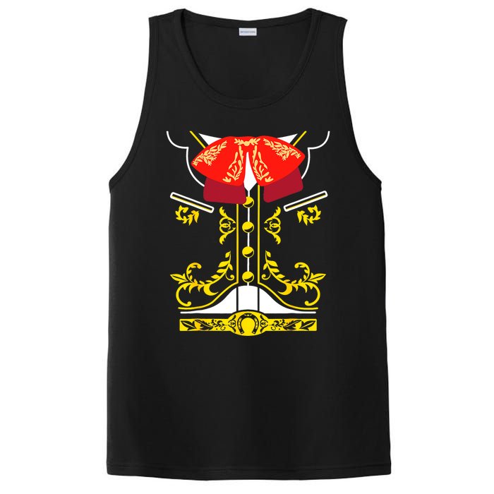 Mexican Mariachi Charro Cinco De Mayo Halloween Costume PosiCharge Competitor Tank