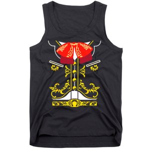 Mexican Mariachi Charro Cinco De Mayo Halloween Costume Tank Top