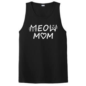 Meow Mom Cat Lady Cat Lovers PosiCharge Competitor Tank