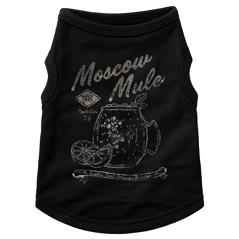 Moscow Mule Copper Mug Vintage Cocktail Doggie Tank