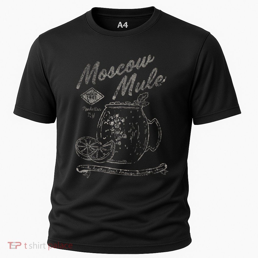 Moscow Mule Copper Mug Vintage Cocktail Performance Shirt