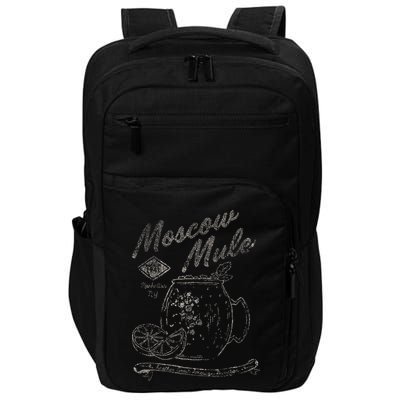 Moscow Mule Copper Mug Vintage Cocktail Impact Tech Backpack