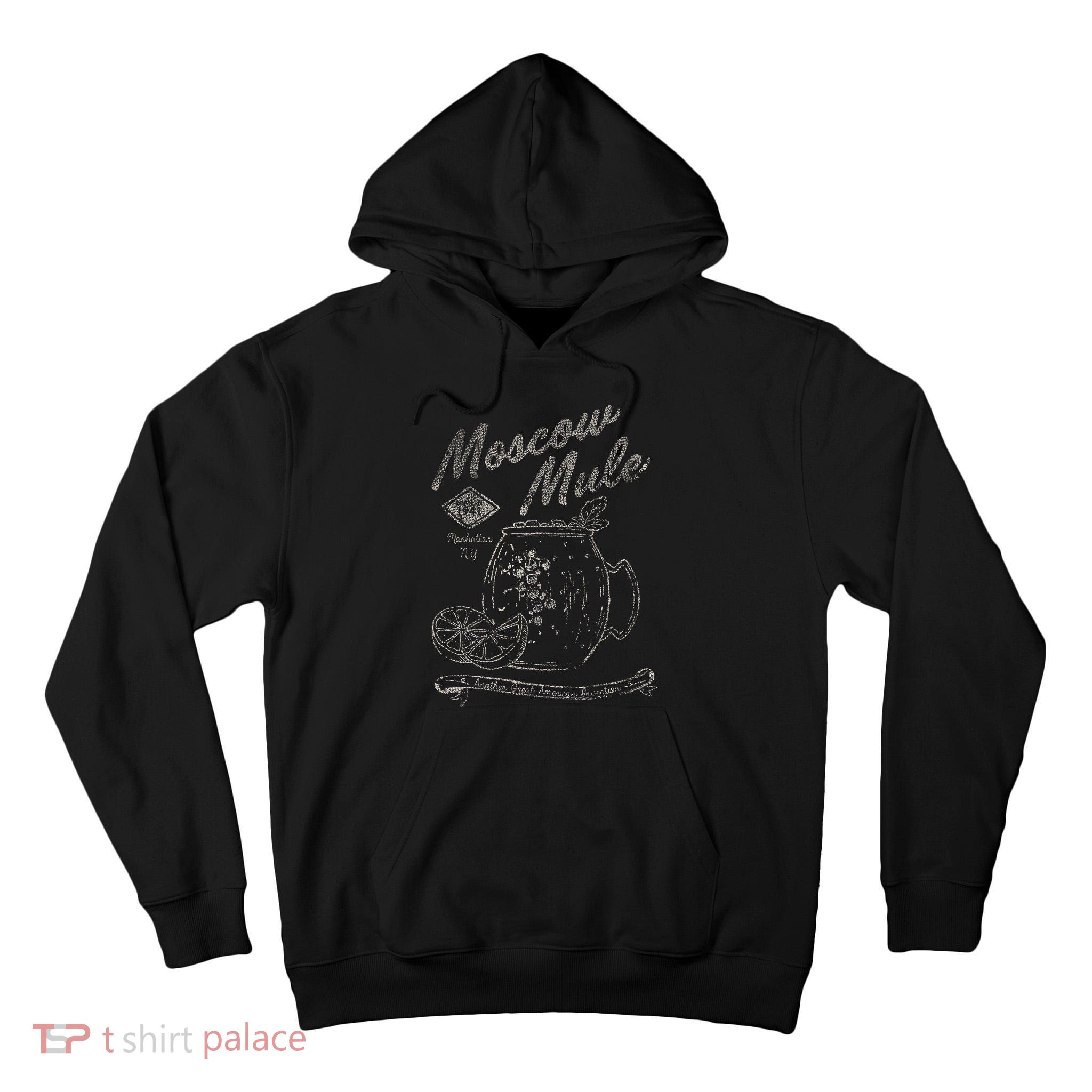 Moscow Mule Copper Mug Vintage Cocktail Tall Hoodie