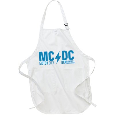 MCDC Motor City Dan Campbell Funny Football Full-Length Apron With Pockets