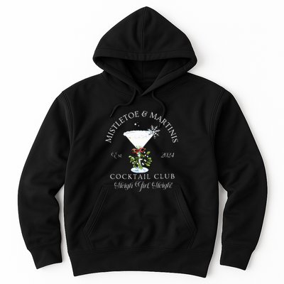 Mistletoe & Martinis Cocktail Club Sleigh Apparel Hoodie