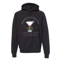 Mistletoe & Martinis Cocktail Club Sleigh Apparel Premium Hoodie