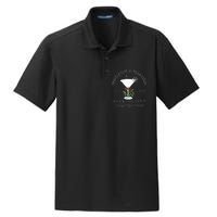 Mistletoe & Martinis Cocktail Club Sleigh Apparel Dry Zone Grid Polo