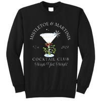 Mistletoe & Martinis Cocktail Club Sleigh Apparel Tall Sweatshirt