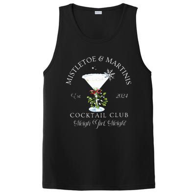 Mistletoe & Martinis Cocktail Club Sleigh Apparel PosiCharge Competitor Tank