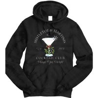 Mistletoe & Martinis Cocktail Club Sleigh Apparel Tie Dye Hoodie