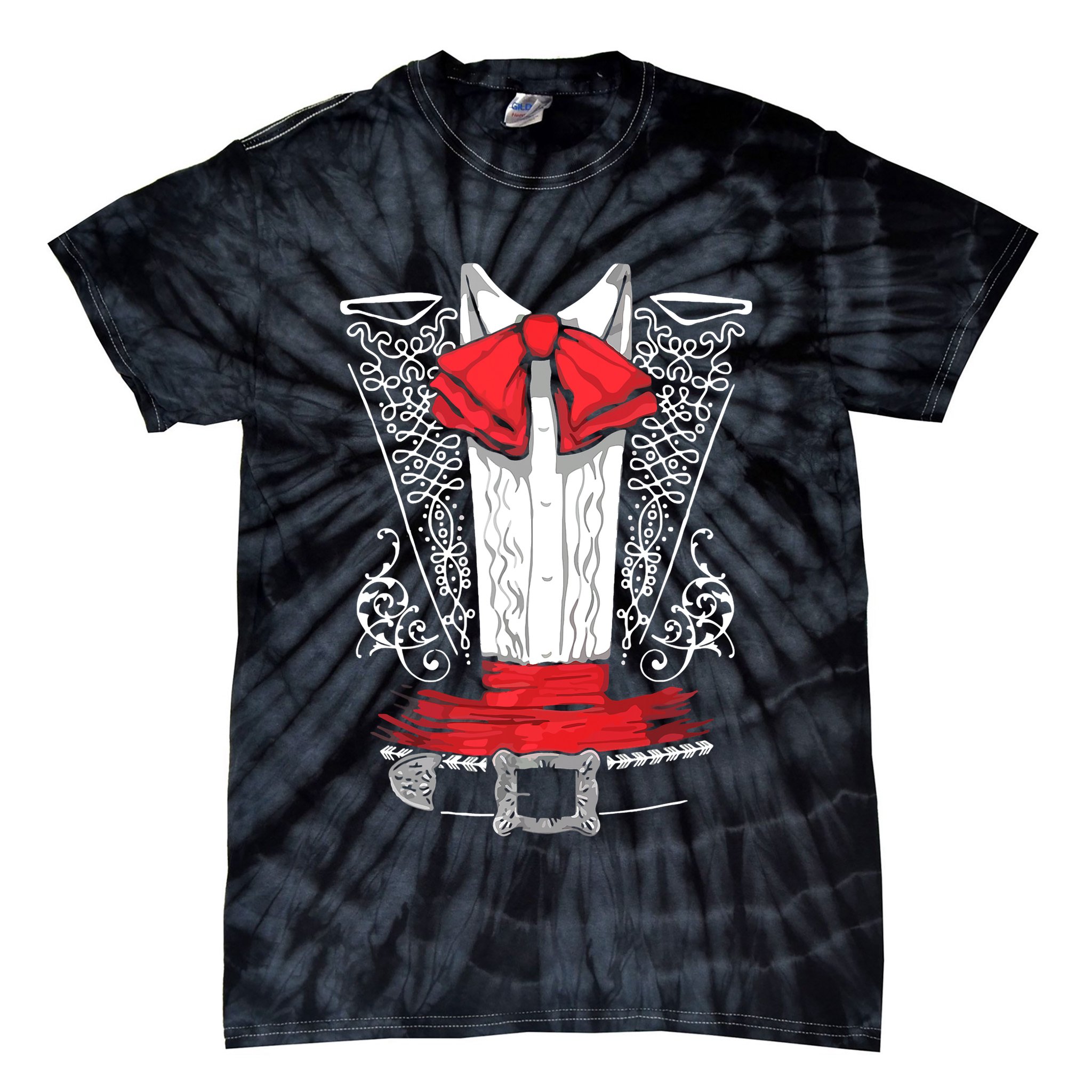 Mexican Mariachi Costume Cinco De Mayo Tie-Dye T-Shirt