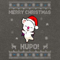 Moogle Merry Christmas Kupo! Cotton Canvas Backpack
