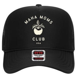 Maha Moms Club Organic High Crown Mesh Back Trucker Hat