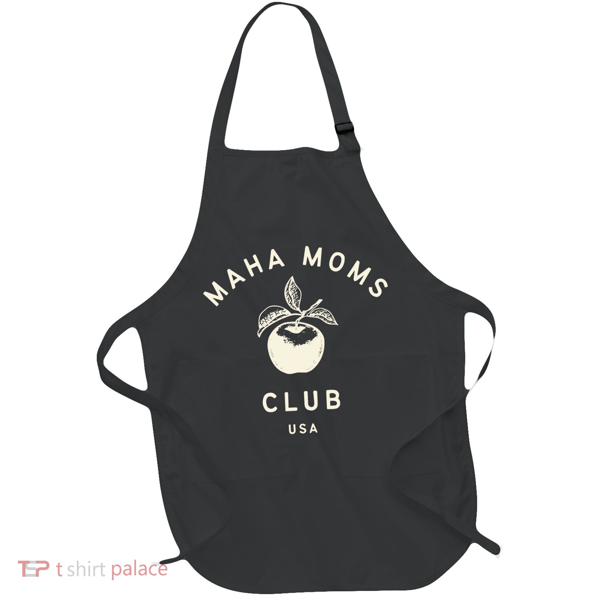 Maha Moms Club Organic Full-Length Apron With Pockets