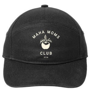 Maha Moms Club Organic 7-Panel Snapback Hat