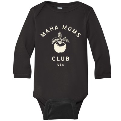 Maha Moms Club Organic Baby Long Sleeve Bodysuit