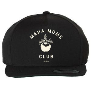 Maha Moms Club Organic Wool Snapback Cap