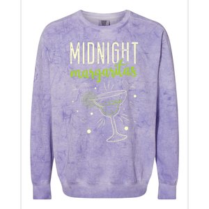 Midnight Margaritas Cinco De Mayo Margarita Lover Gift Colorblast Crewneck Sweatshirt