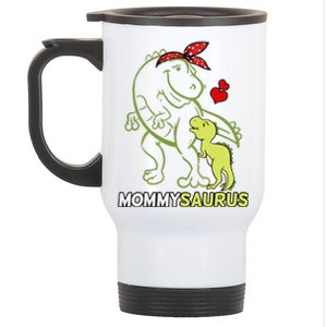 Mommysaurus Mommy Dinosaur Baby Mommy Mother's Day Stainless Steel Travel Mug