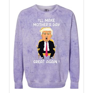 Make Mothers Day Great Again Mom Ltsp Donald Trump Colorblast Crewneck Sweatshirt