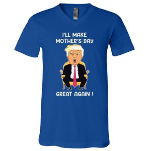 Make Mothers Day Great Again Mom Ltsp Donald Trump V-Neck T-Shirt