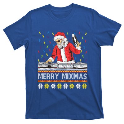 Merry Mixmas Dj Santa Claus Music Lovers Christmas Party Gift T-Shirt