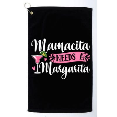 Mamacita Mothers Day Margarita Funny Ing Mommy Mama Cool Gift Platinum Collection Golf Towel