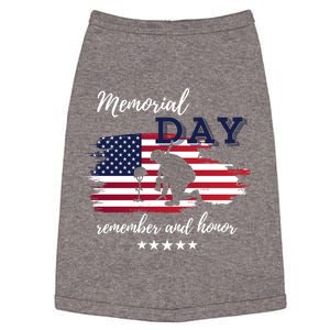 Military Memorial Day Patriotic American Doggie Tank