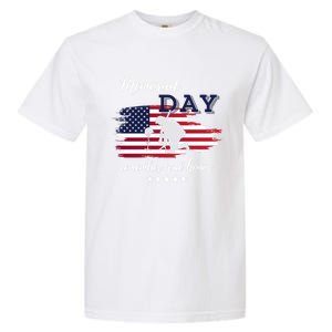 Military Memorial Day Patriotic American Garment-Dyed Heavyweight T-Shirt