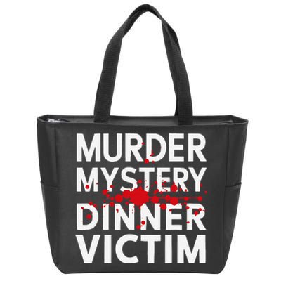 Murder Mystery Detective Documentary True Crime Zip Tote Bag