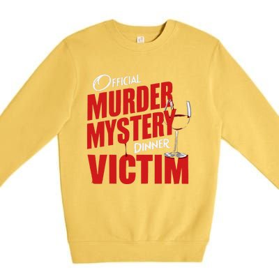 Murder Mystery Detective Documentary True Crime Premium Crewneck Sweatshirt