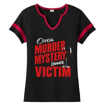 Murder Mystery Detective Documentary True Crime Ladies Halftime Notch Neck Tee