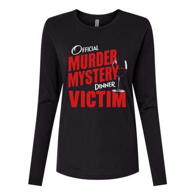 Murder Mystery Detective Documentary True Crime Womens Cotton Relaxed Long Sleeve T-Shirt