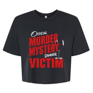 Murder Mystery Detective Documentary True Crime Bella+Canvas Jersey Crop Tee