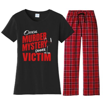 Murder Mystery Detective Documentary True Crime Women's Flannel Pajama Set