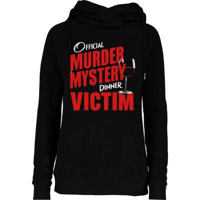 Murder Mystery Detective Documentary True Crime Womens Funnel Neck Pullover Hood