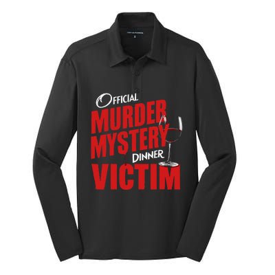 Murder Mystery Detective Documentary True Crime Silk Touch Performance Long Sleeve Polo