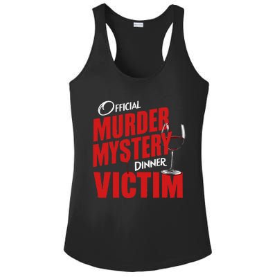 Murder Mystery Detective Documentary True Crime Ladies PosiCharge Competitor Racerback Tank