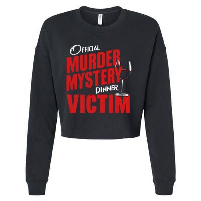 Murder Mystery Detective Documentary True Crime Cropped Pullover Crew