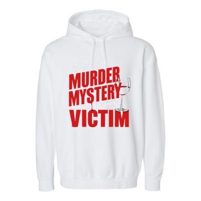 Murder Mystery Detective Documentary True Crime Garment-Dyed Fleece Hoodie