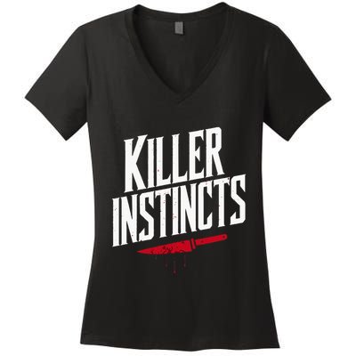 Murder Mystery Dinner Outfit Party Detective Mystery Women's V-Neck T-Shirt