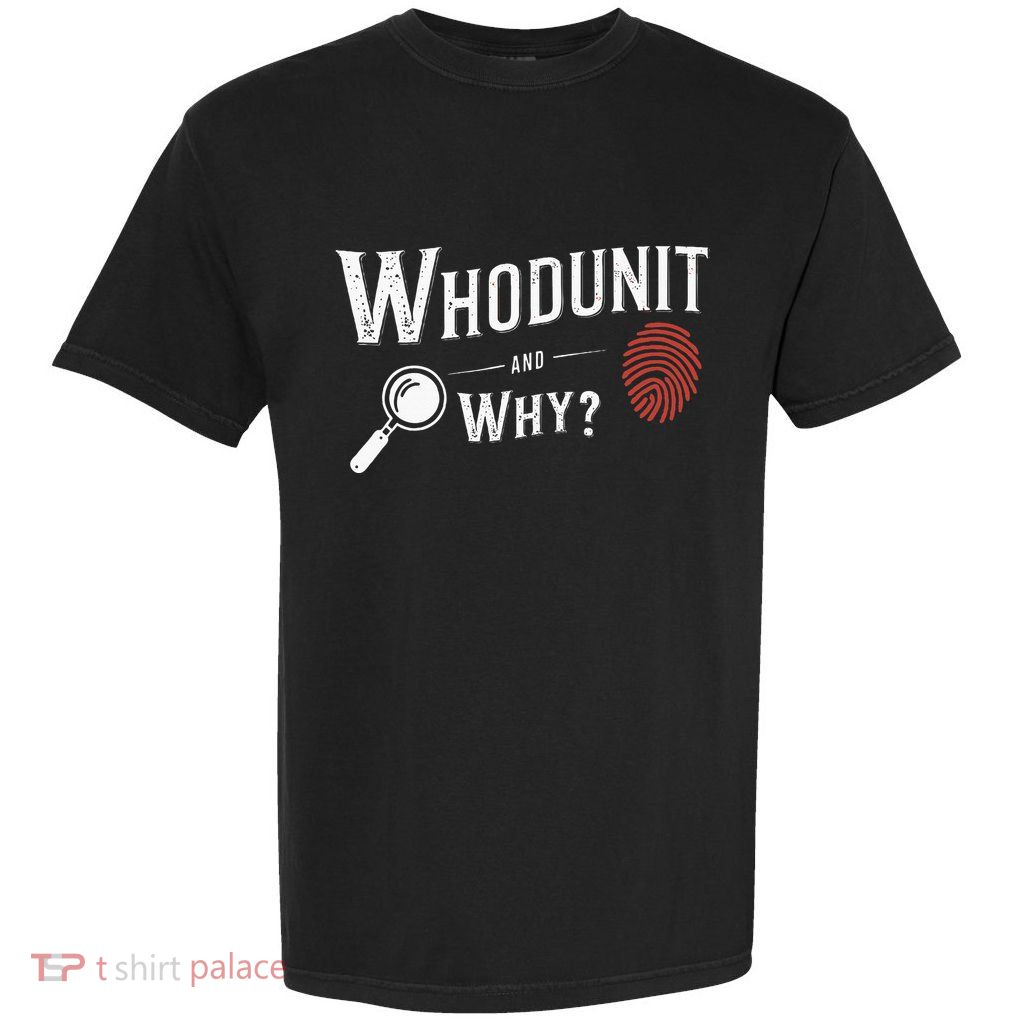 Murder Mystery Dinner Outfit Party Detective Mystery Garment-Dyed Heavyweight T-Shirt