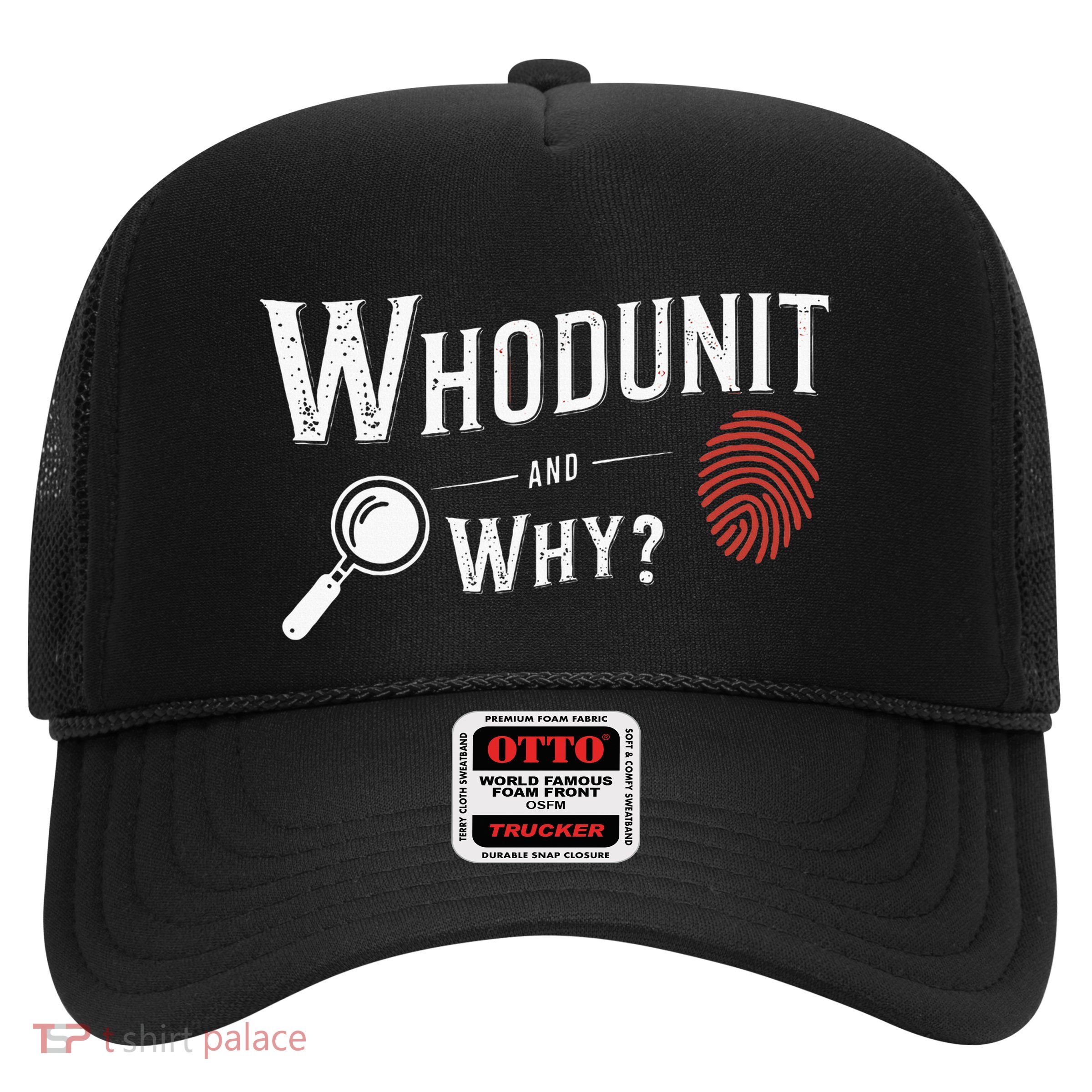 Murder Mystery Dinner Outfit Party Detective Mystery Trucker Hat