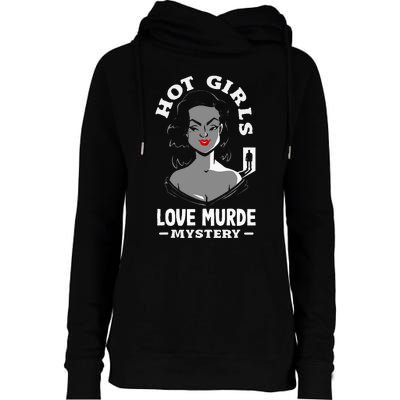 Murder Mystery Dinner Playing Victim Crime Dinner Womens Funnel Neck Pullover Hood