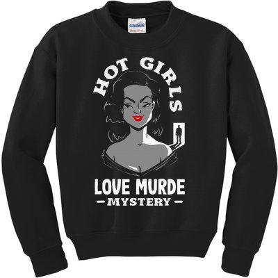 Murder Mystery Dinner Playing Victim Crime Dinner Kids Sweatshirt